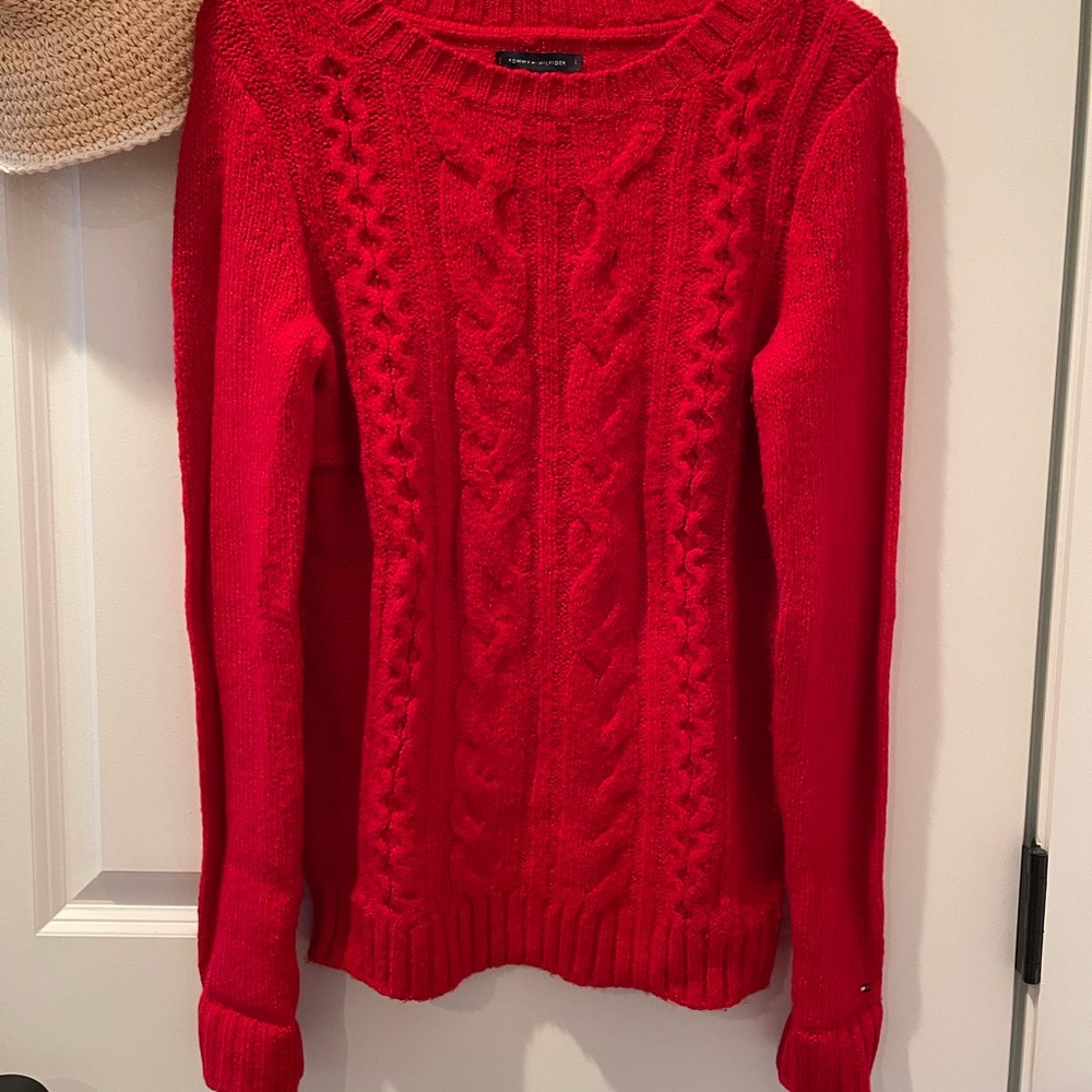 Tommy Hilfiger Vibrant Red Knitwear